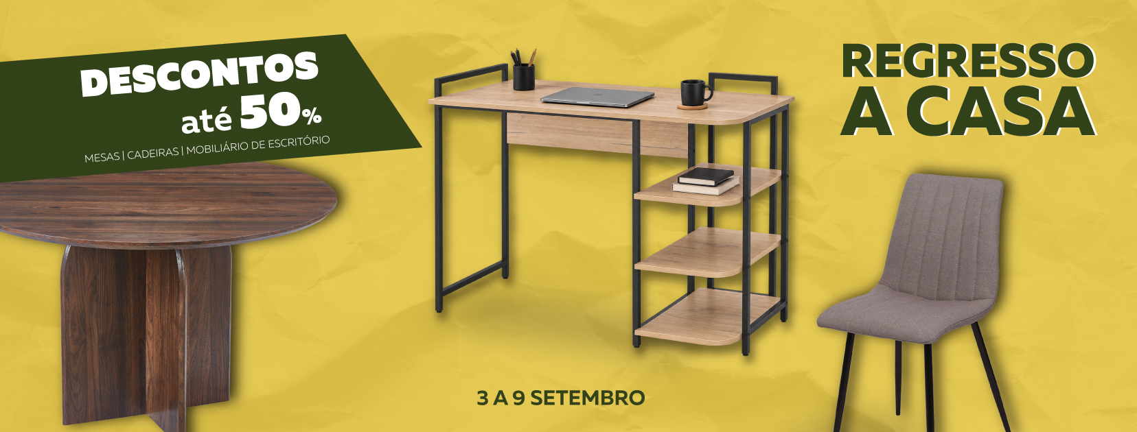 Utilize para regresso a casa - descontos at� 50%