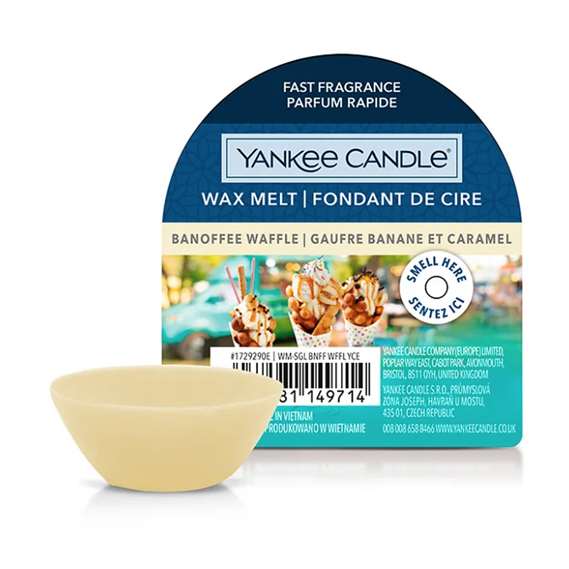 YANKKE CANDLE - Tarte perfumada YANKKE CANDLE BANOFFEE WAFFLE1729290E Tarte perfumada YANKKE CANDLE BANOFFEE WAFFLE1729290E