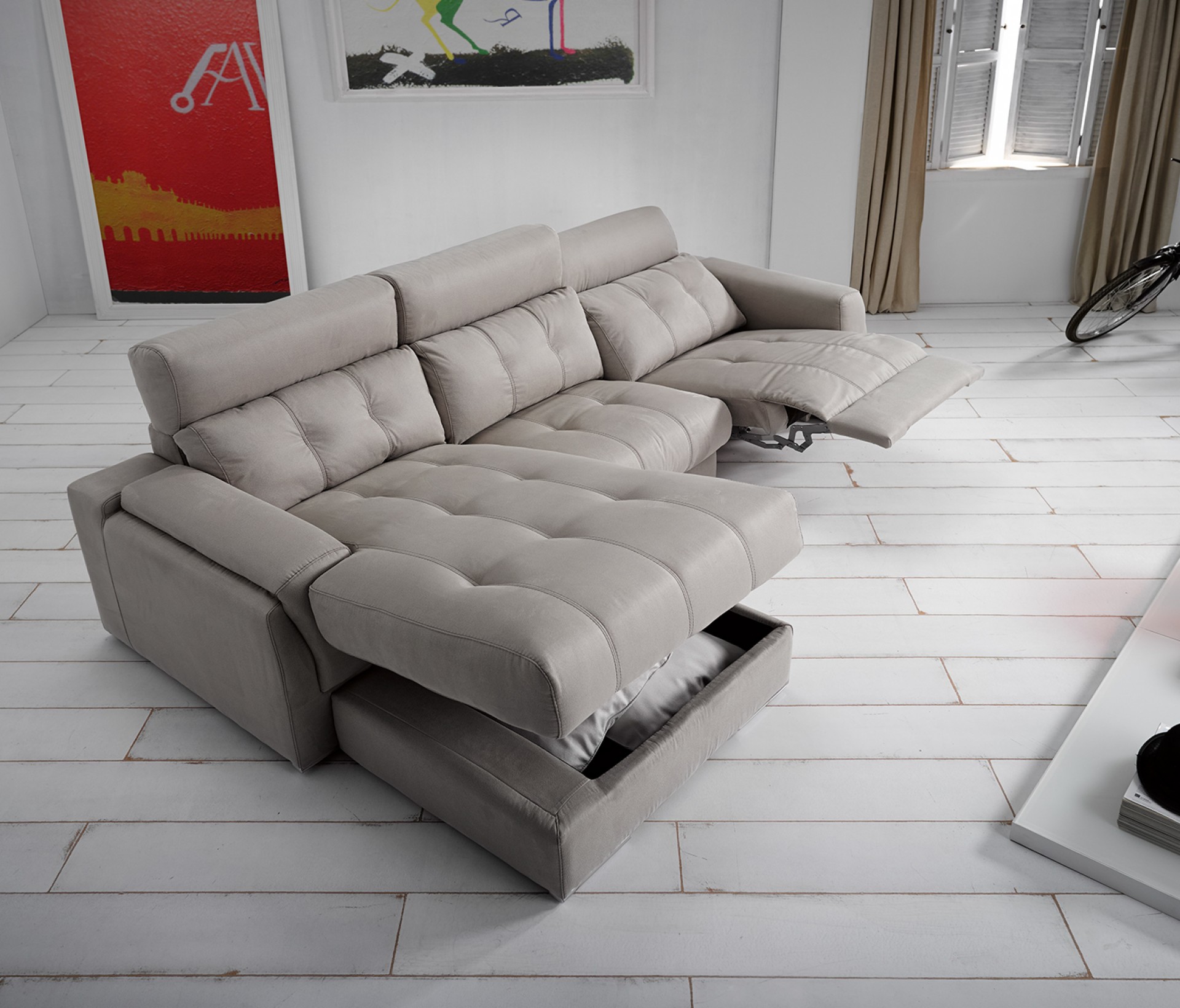 Sofá com Chaise JOM Azahara