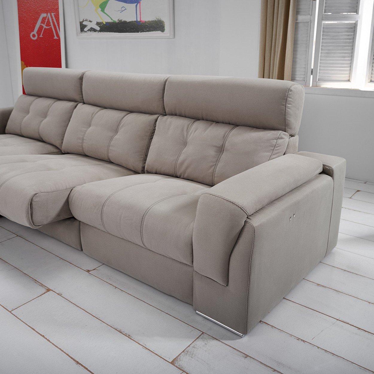 Sofá com chaise longue e relax JOM Azahara 1300726 JOM