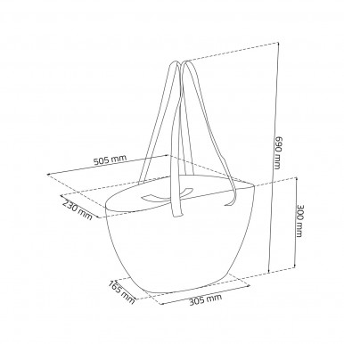 Bolsa CURVER EMILY KNIT 230284