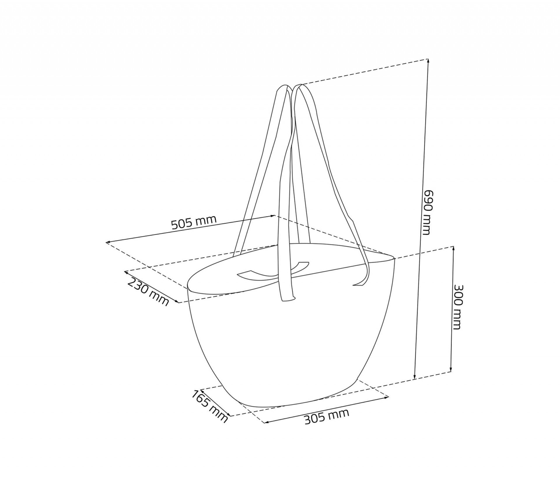 Bolsa CURVER EMILY KNIT 230284