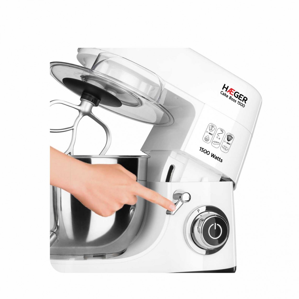 Batedeira com Taça HAEGER BL-15B.012A