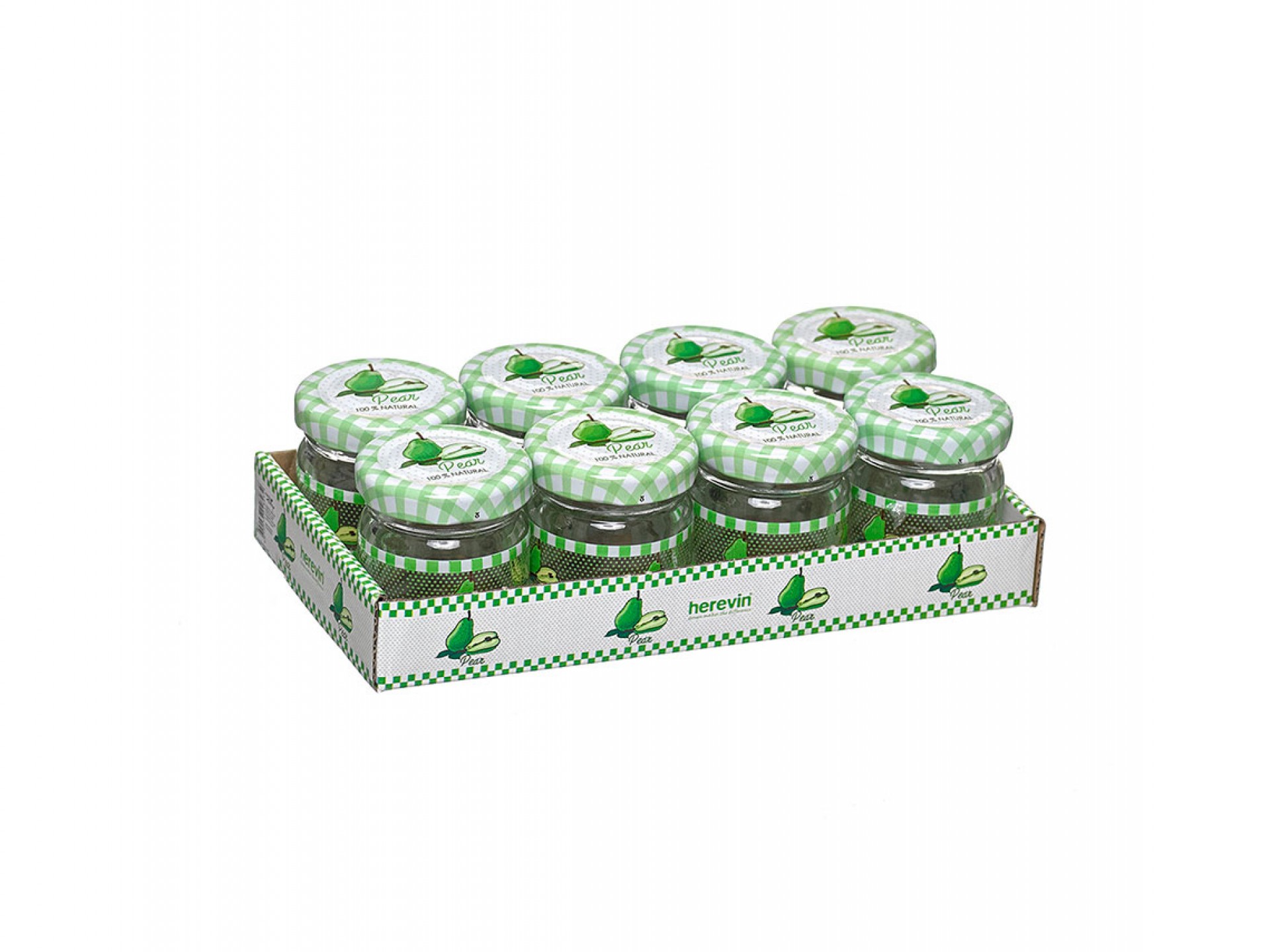 Pack 8 Frascos para Compotas JOM 02823 pear