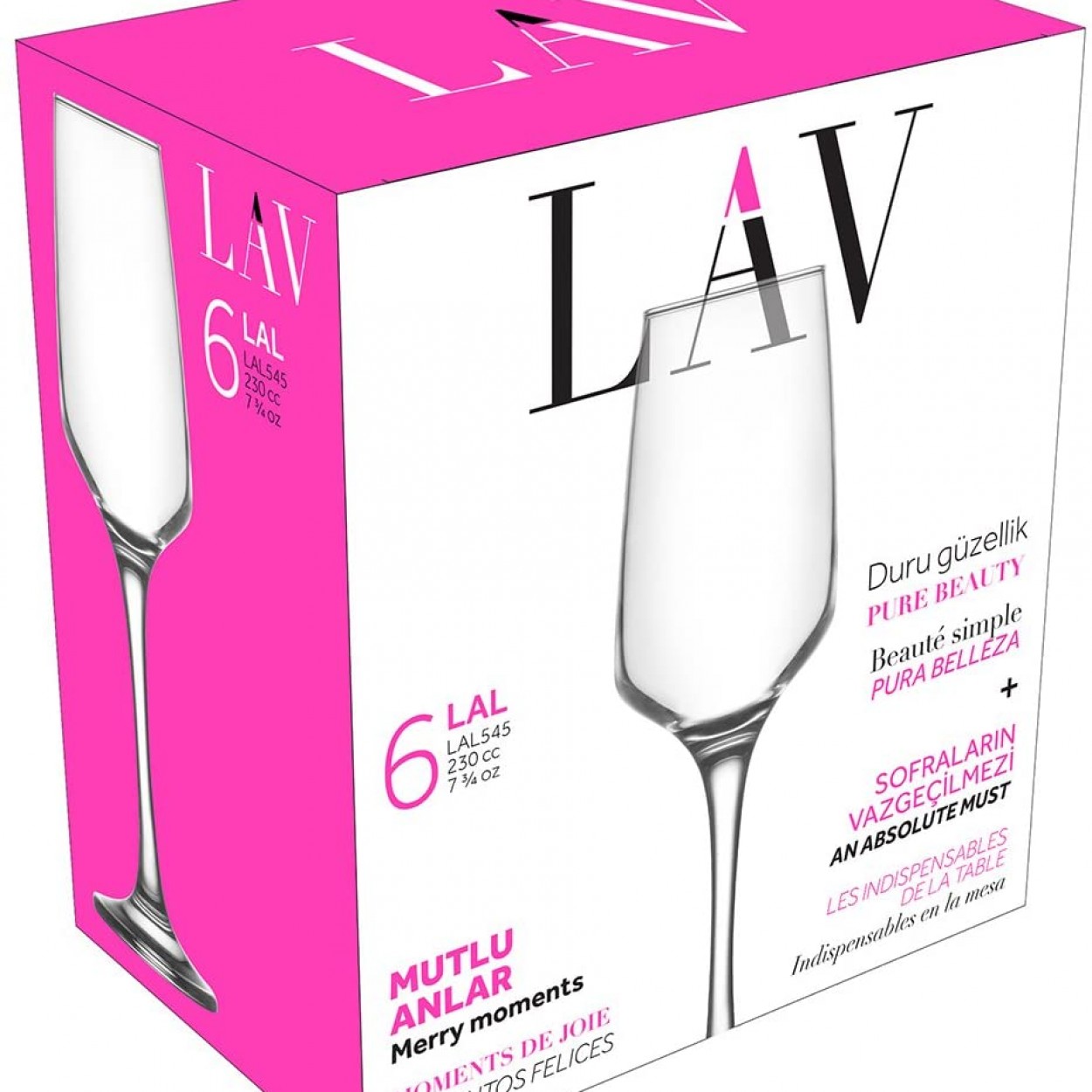 Conjunto 6 fltes LAV LAL545F