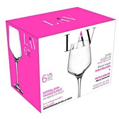 Conjunto 6 copos LAV LAL595 Conjunto 6 copos LAV LAL595