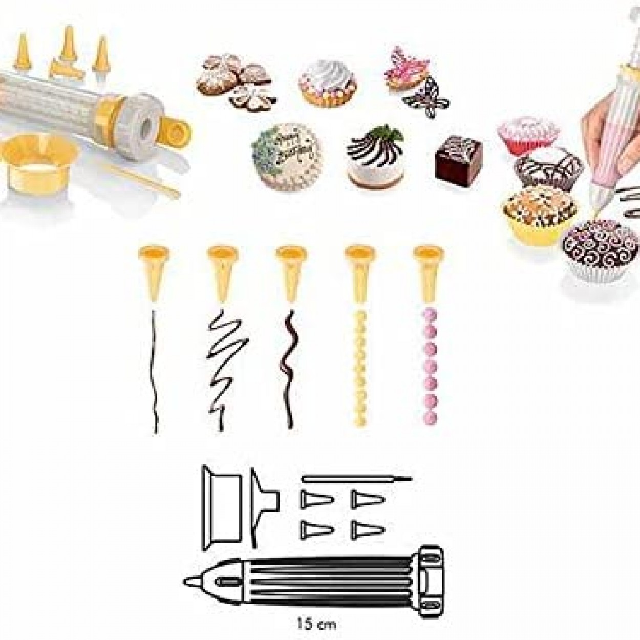 Caneta decoradora TESCOMA DELICIA 630536