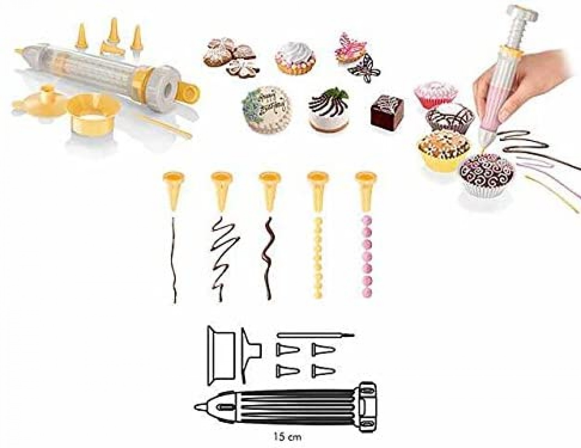 Caneta decoradora TESCOMA DELICIA 630536