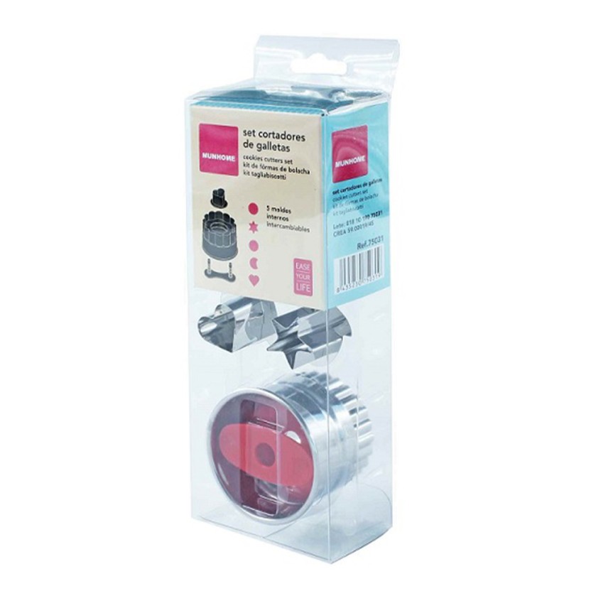 Conjunto 5 moldes sortidos JOM 75031