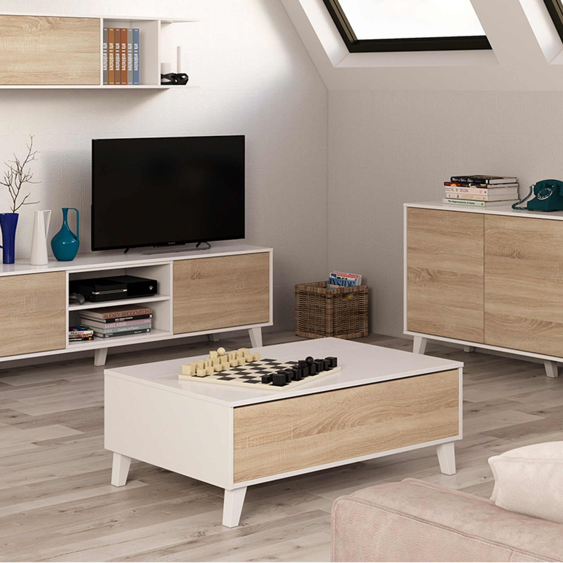 Mesa de centro ZAIKEN OF6633BO