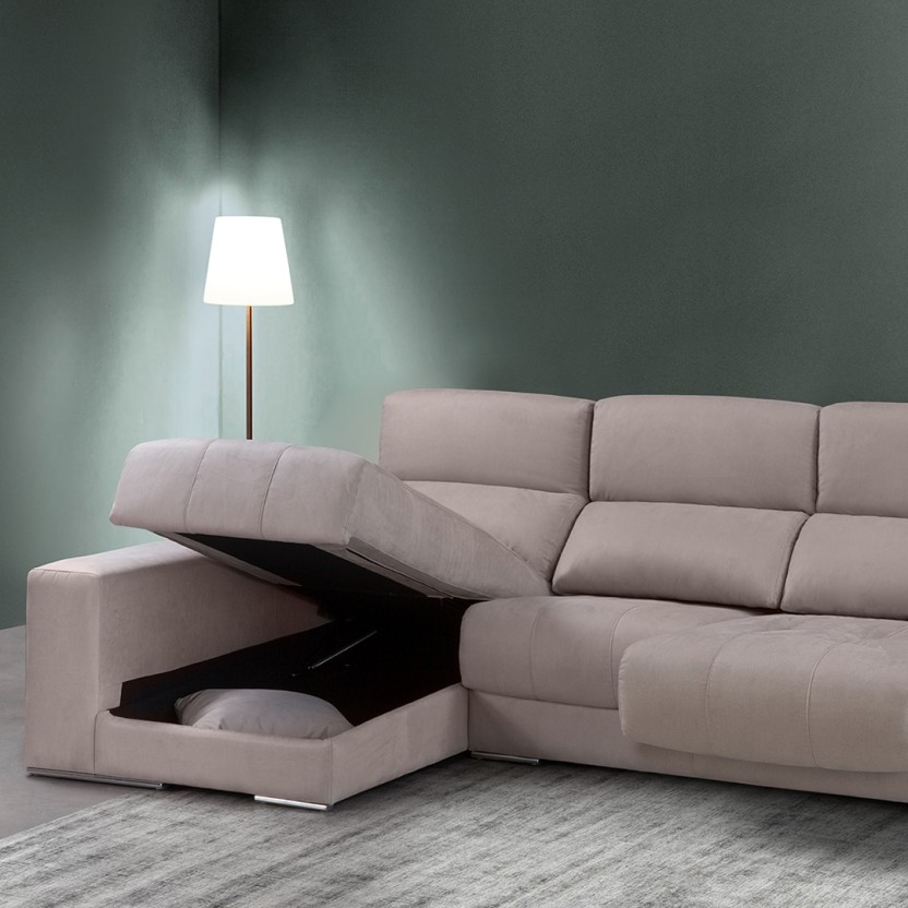 Sof� com Chaise JOM Clara