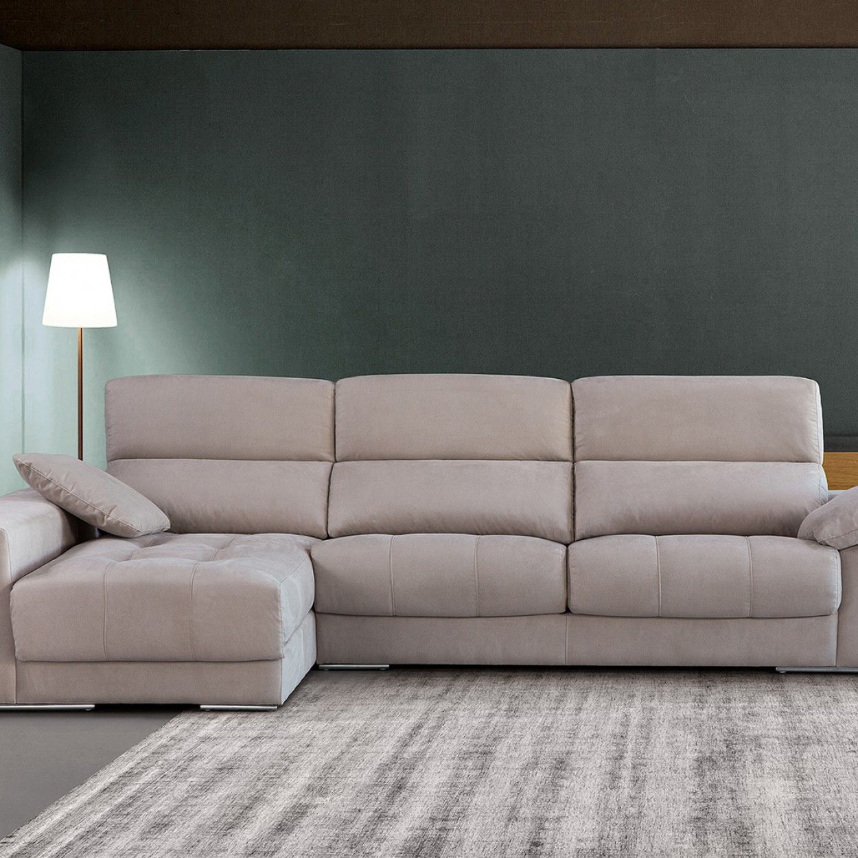 Sofá com Chaise JOM Clara