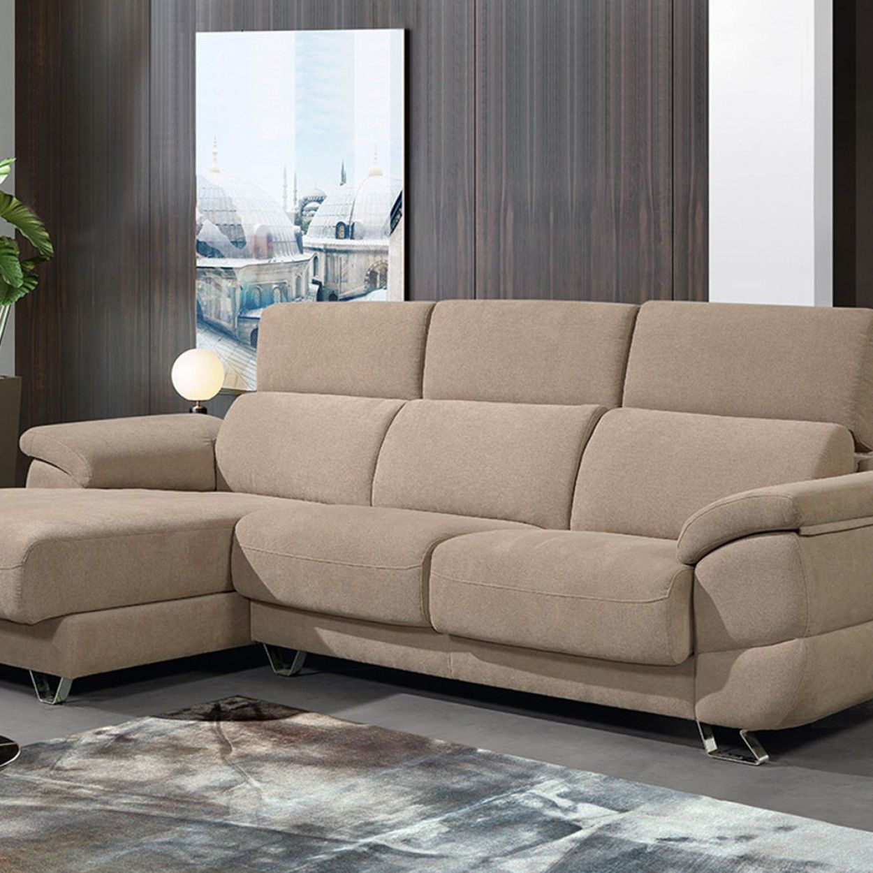 Sof com Chaise Longue Ortiz Dalmata