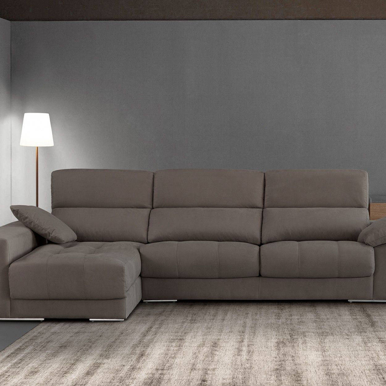 Sofá com Chaise JOM Clara