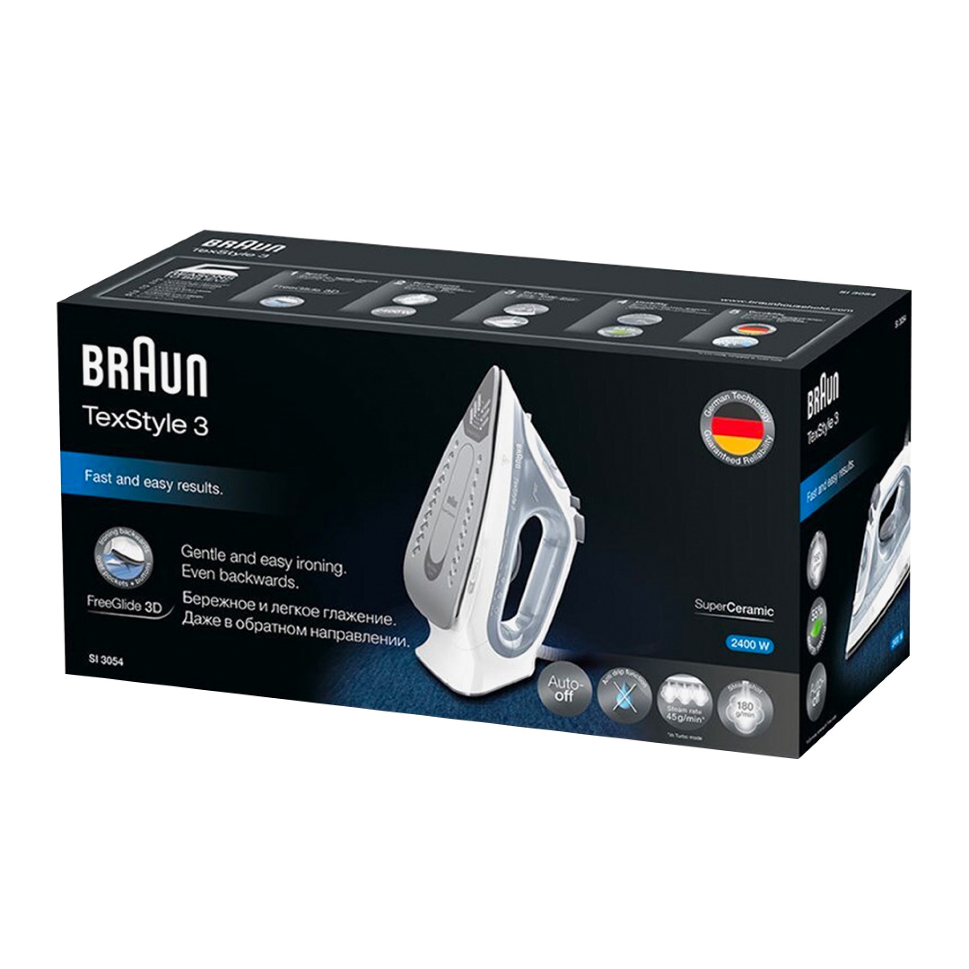 Ferro a Vapor BRAUN SI 3054 GY