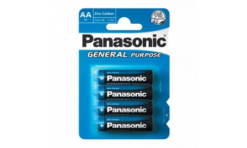PILHA PANASONIC R6BB ZINC BL4