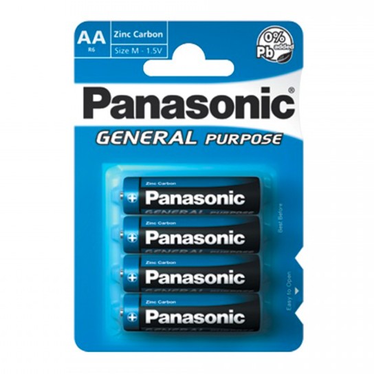 PILHA PANASONIC R6BB ZINC BL4 - Image product