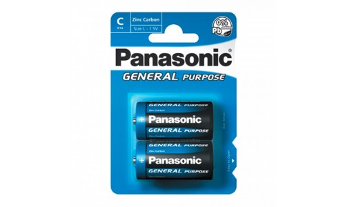 PILHA PANASONIC R14BB ZINC BL2