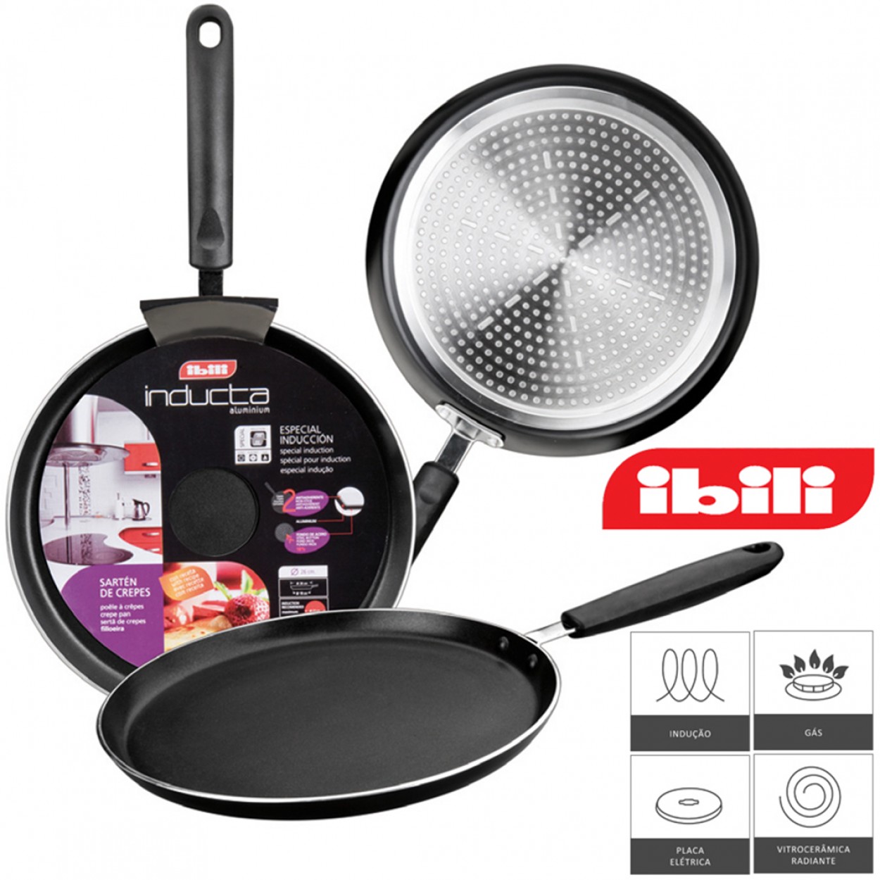Frigideira /crepeira IBILI INDUCTA