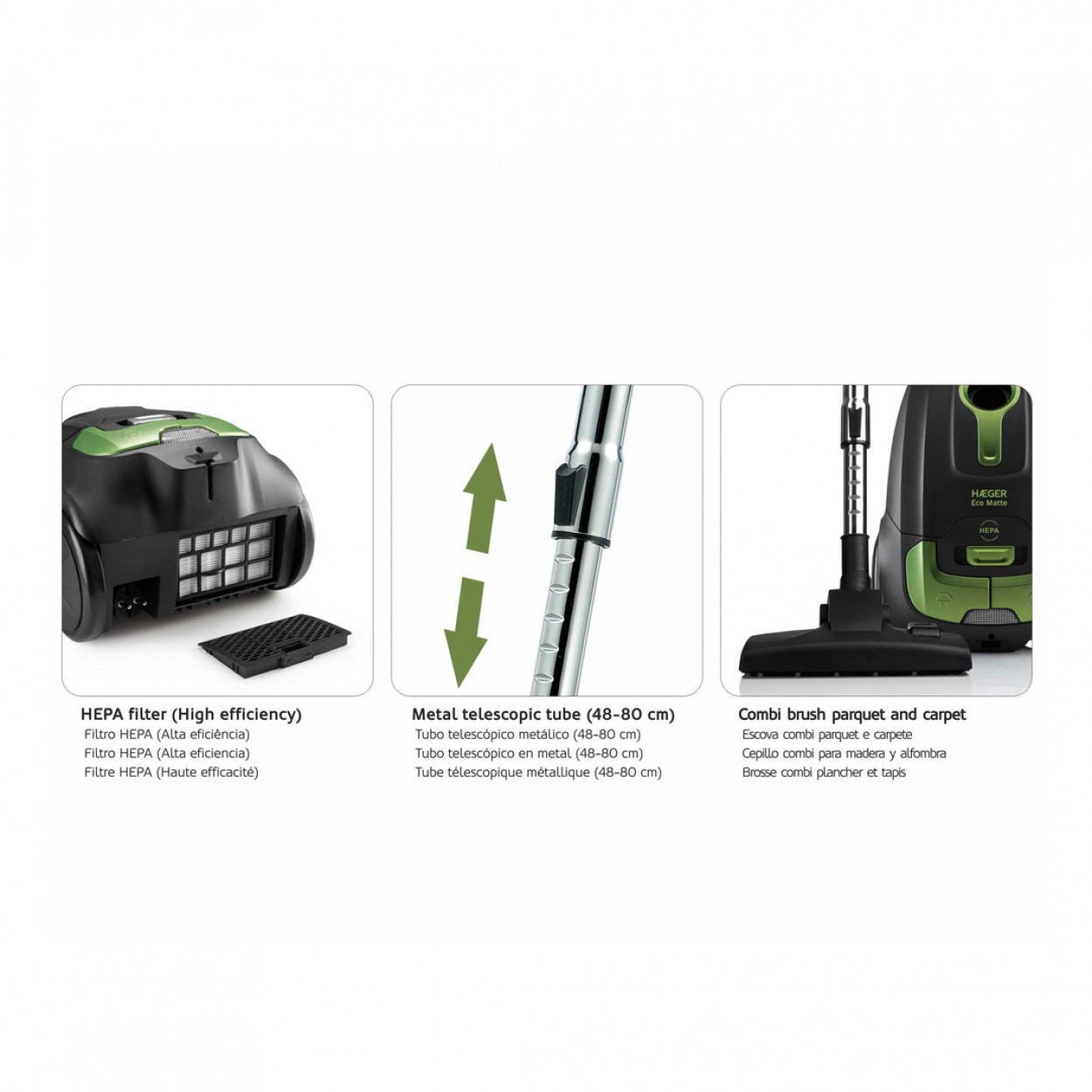 Aspirador com Saco HAEGER VC-70B.035A