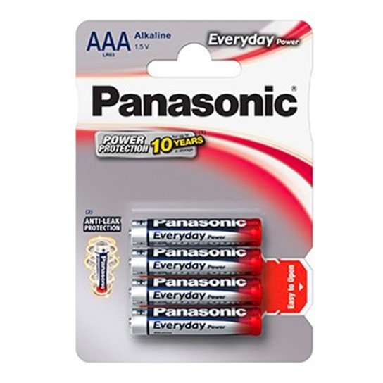 PILHA PANASONIC LR03 EVERYDAY BL4 - Image product