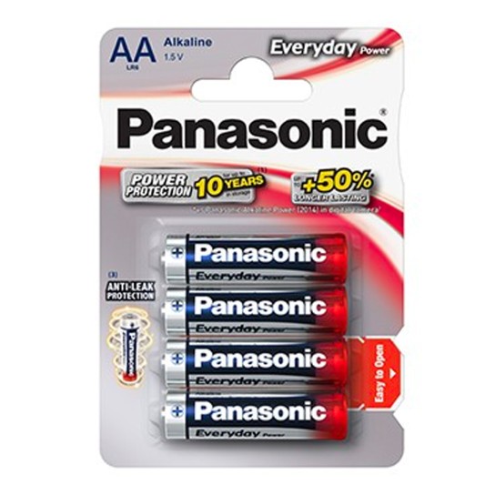 PILHA PANASONIC LR6 EVERYDAY BL4 - Image product