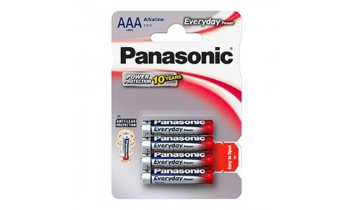 PILHA PANASONIC LR03 EVERYDAY BL4