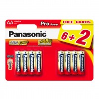 PILHA PANASONIC LR6 PRO POWER BL6+2