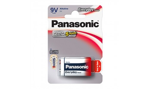 PILHA PANASONIC 6LR61 EVERYDAY BL1