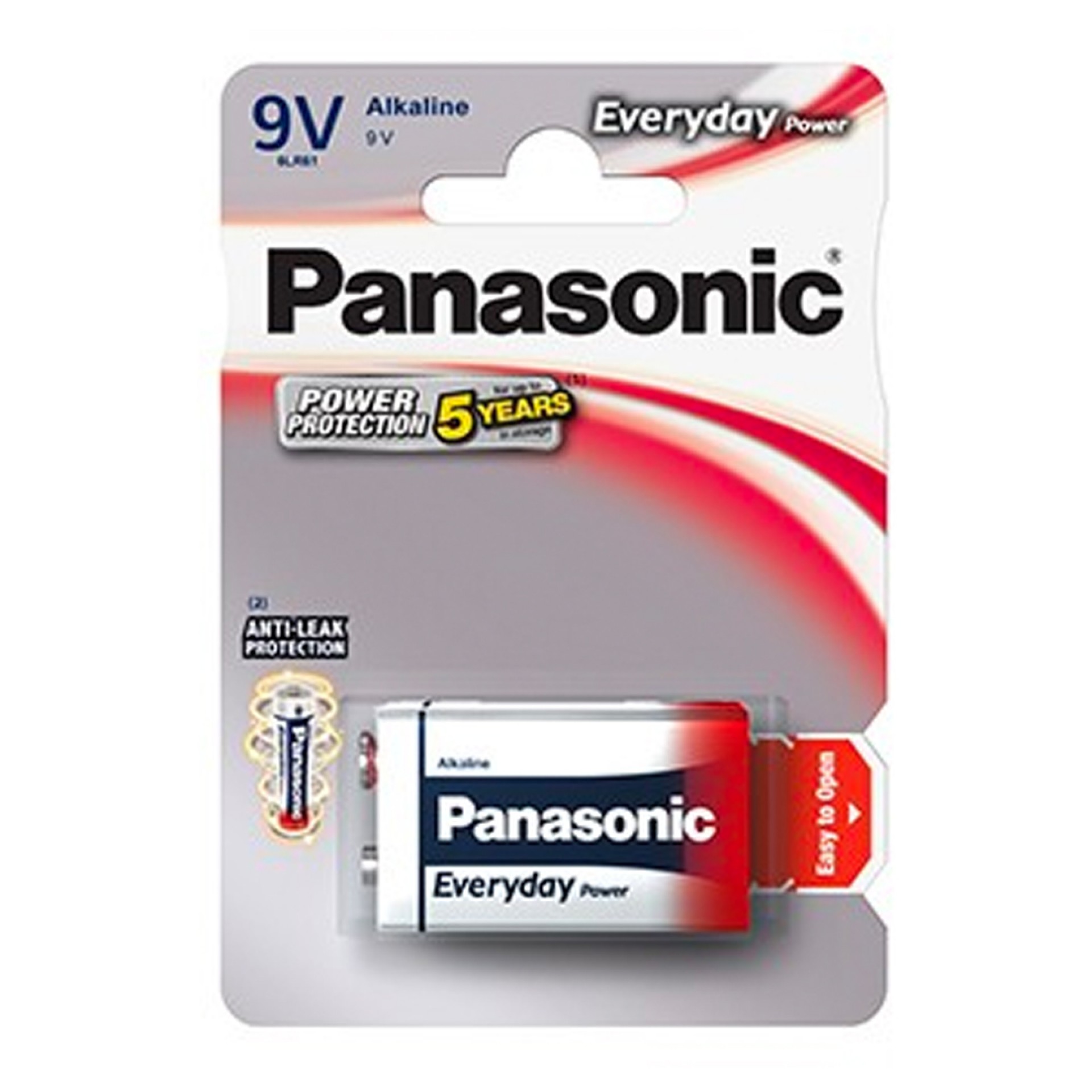 PILHA PANASONIC 6LR61 EVERYDAY BL1