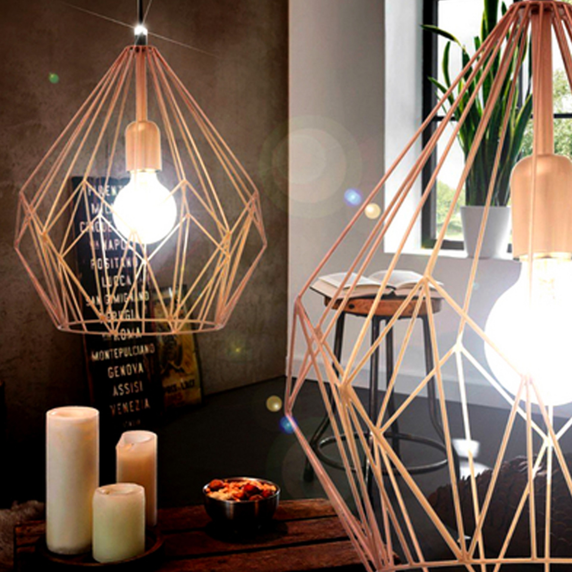 Candeeiro Suspenso EGLO 49258 Carlton