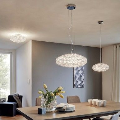 Candeeiro teto EGLO 95285 CRISTAL CLEMENTE