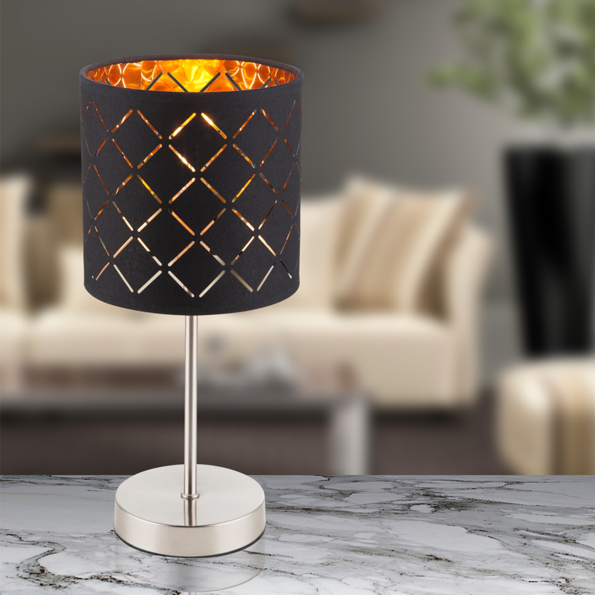 Candeeiro mesa GLOBAL LIGHT CLARKE 15229T