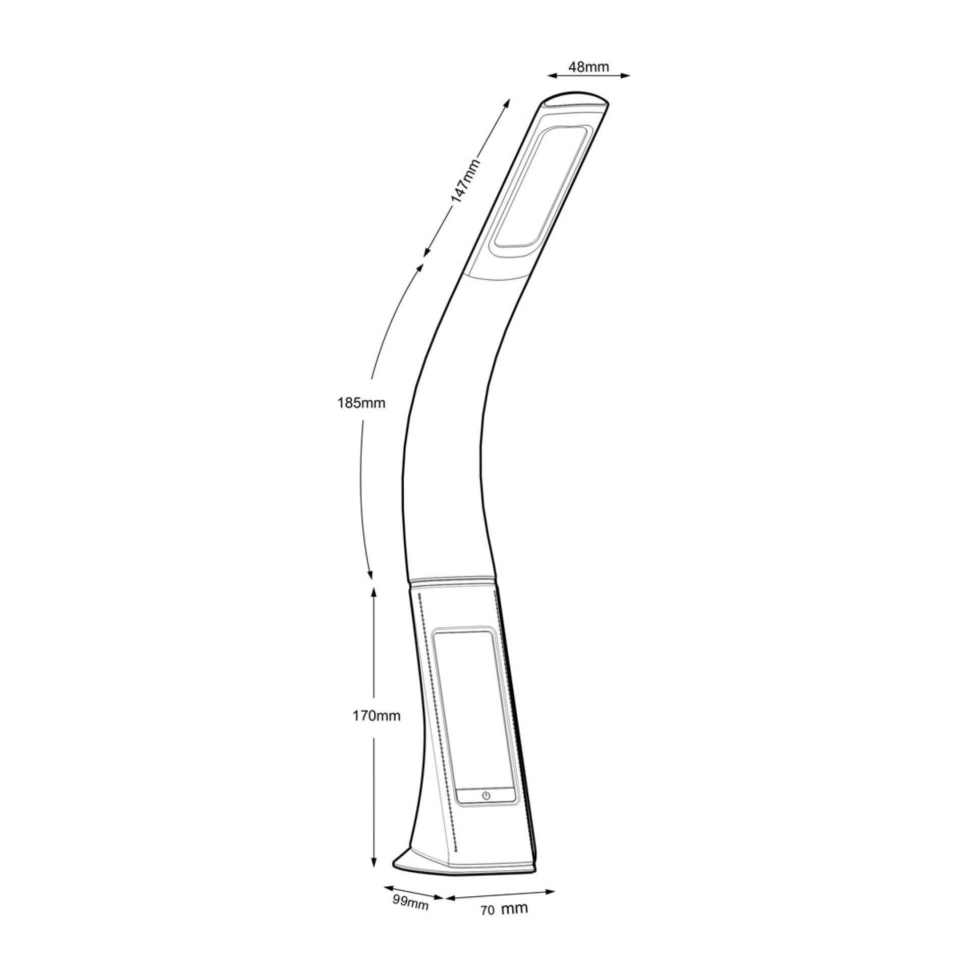 Candeeiro secretária GLOBO SOPHIE 58533