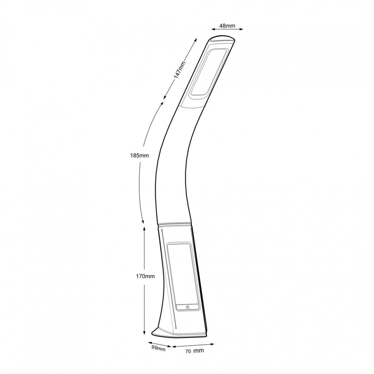 Candeeiro secretária GLOBO SOPHIE 58533