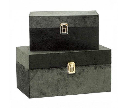 Conjunto 2 caixas decorativas JOM 84270