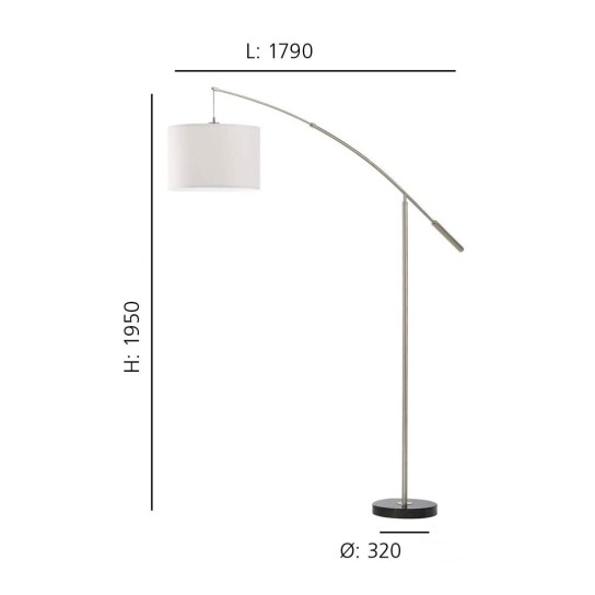 Candeeiro P� EGLO 92206 NADINA - Image product