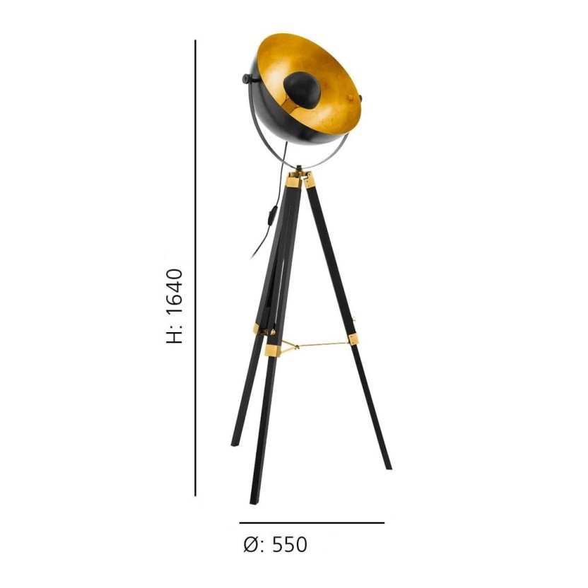 Candeeiro p� EGLO 49618 COVALEDA