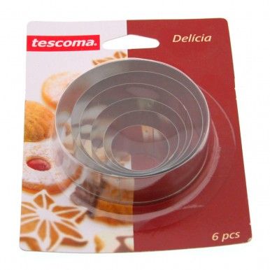 Conjunto 6 corta massa TESCOMA DELICIA 631360