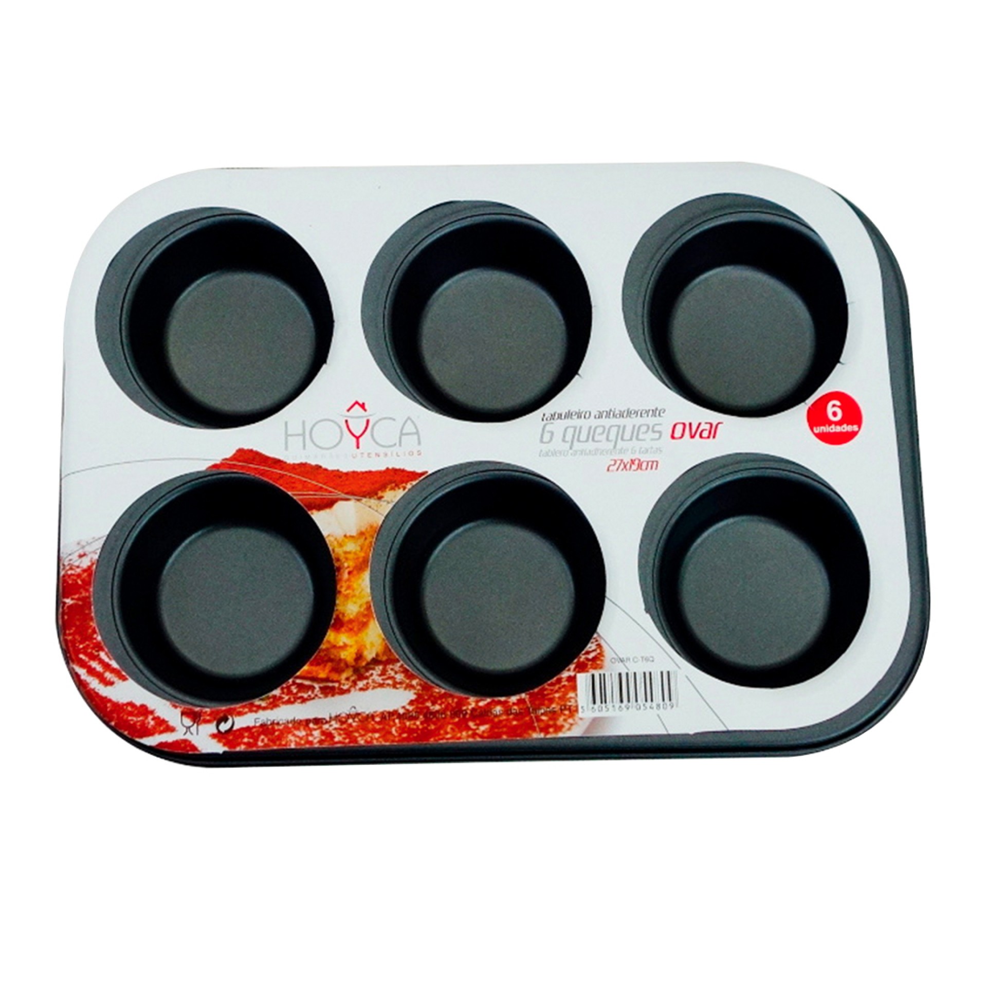 Tabuleiro 6 queques HOYCA 36000266