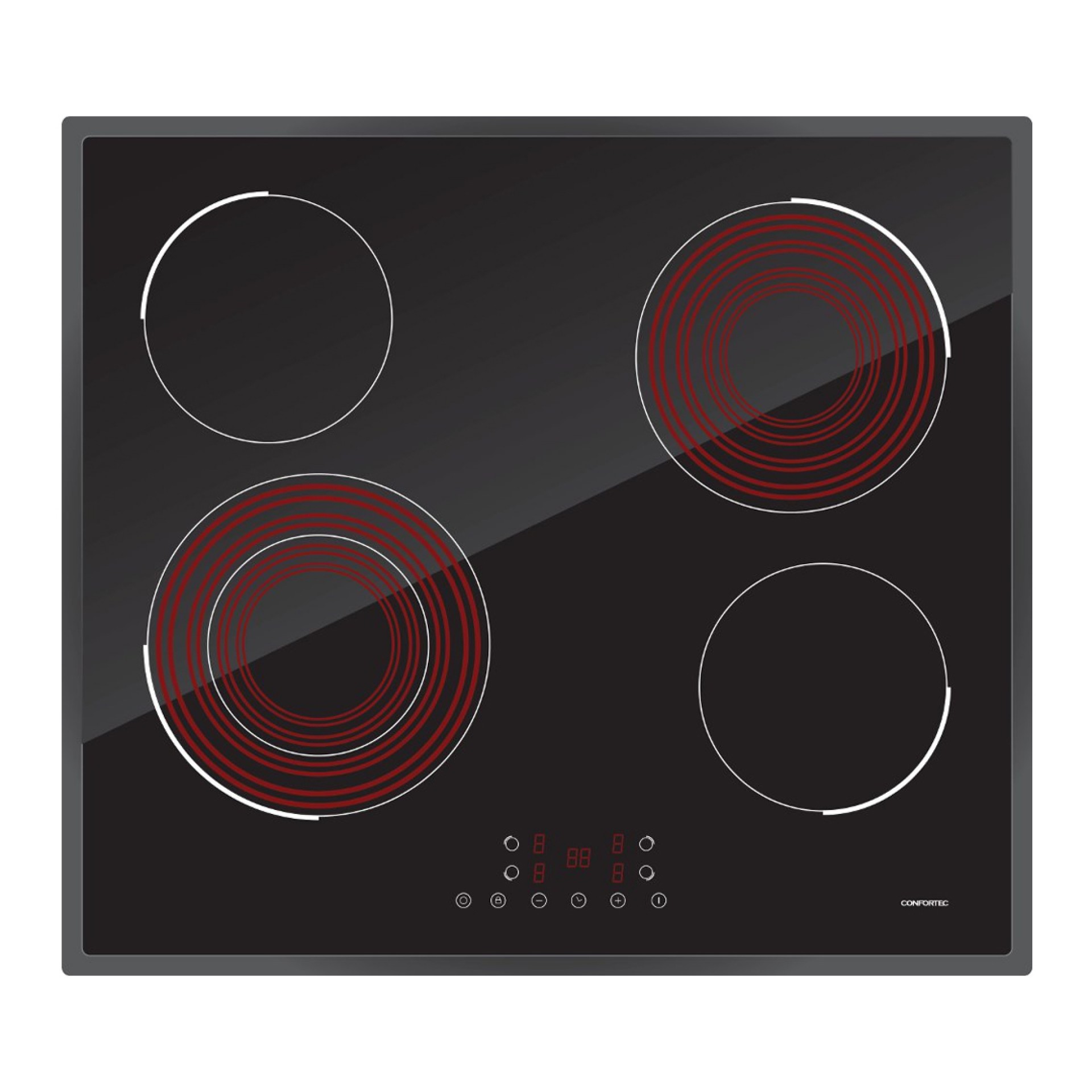 Placa Vitrocerâmica CONFORTEC CFH6244VTC