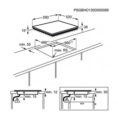 Placa AEG HK624000FB