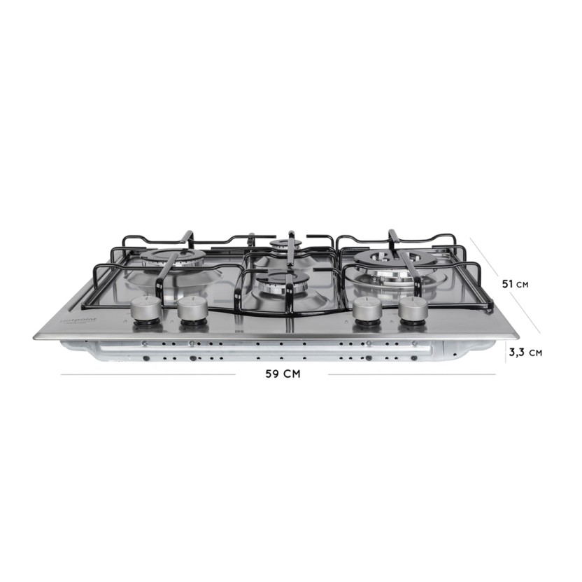 Placa a G�s HOTPOINT-ARISTON PCN 642 T/IX/HA