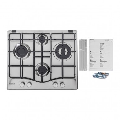 Placa a Gás HOTPOINT-ARISTON PCN 642 T/IX/HA Placa a Gás HOTPOINT-ARISTON PCN 642 T/IX/HA