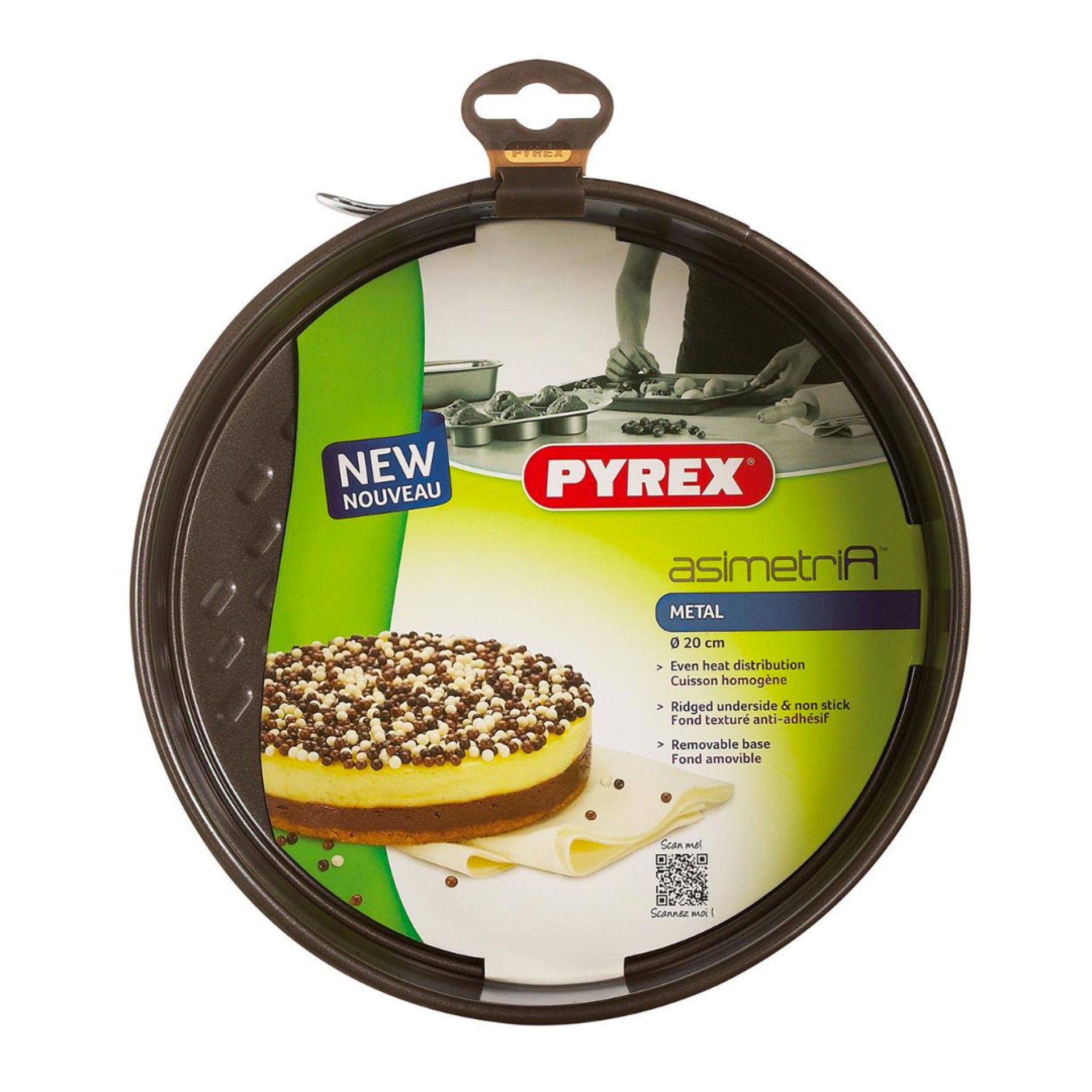 Forma redonda desmontável PYREX ASIMETRIA