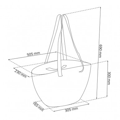 Bolsa CURVER EMILY KNIT 230284