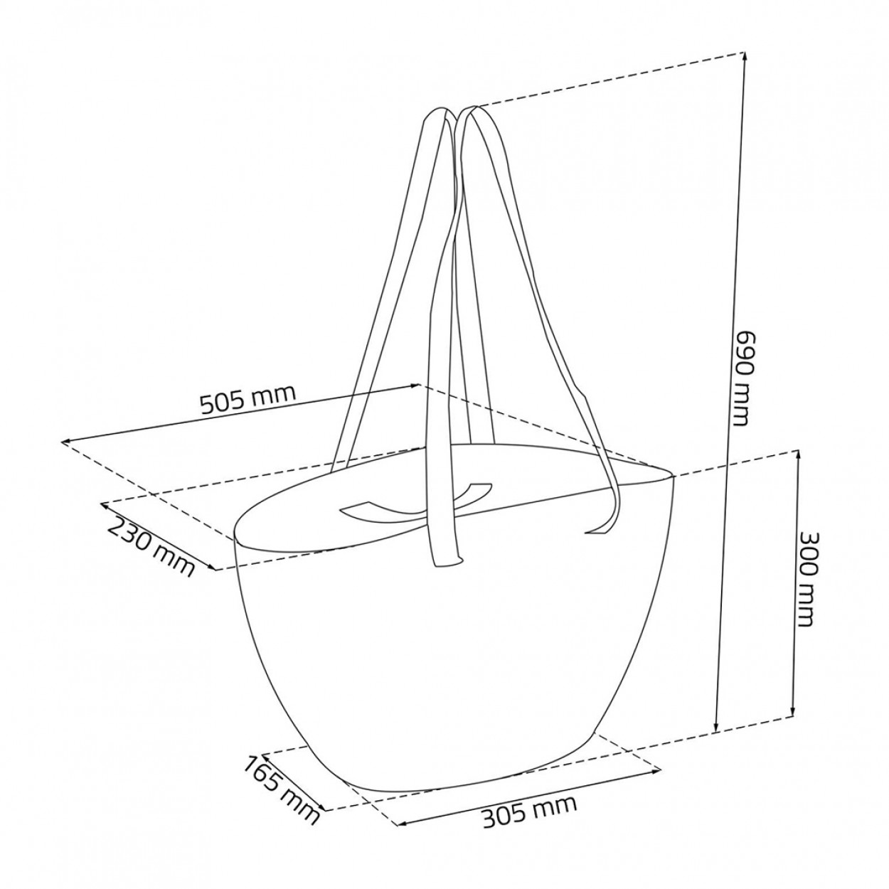 Bolsa CURVER EMILY KNIT 230284