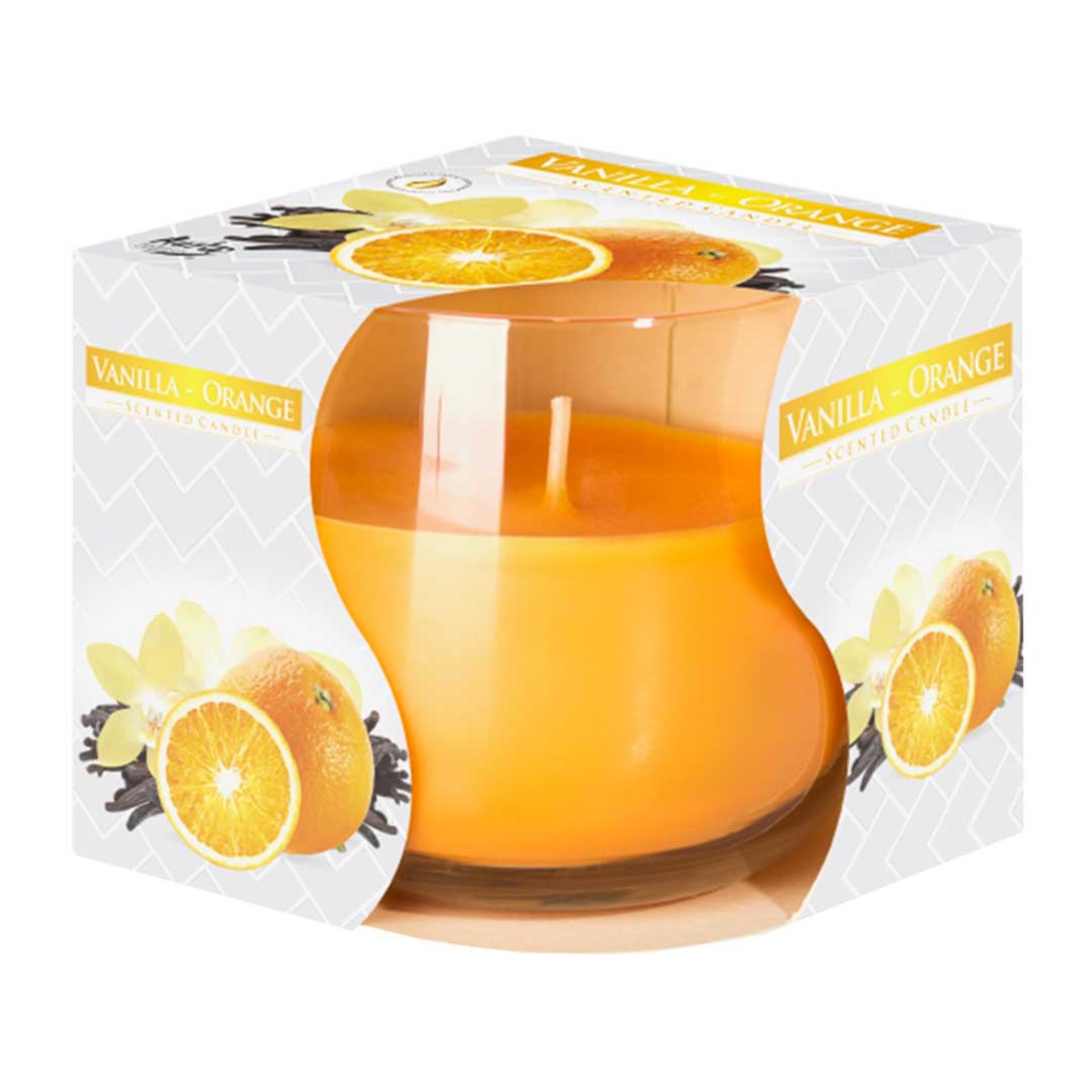 Vela copo Baunilha/Laranja Bispol Velas S71-37