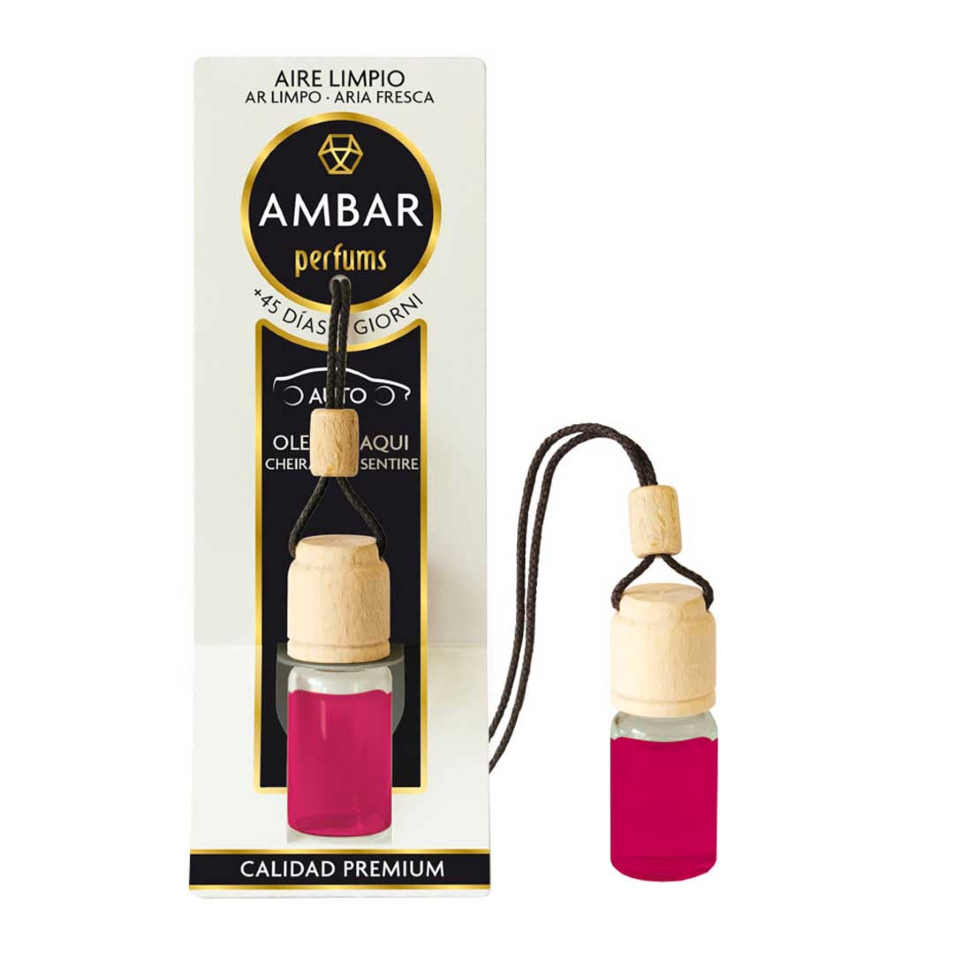 Ambientador carro AMBAR AR LIMPO