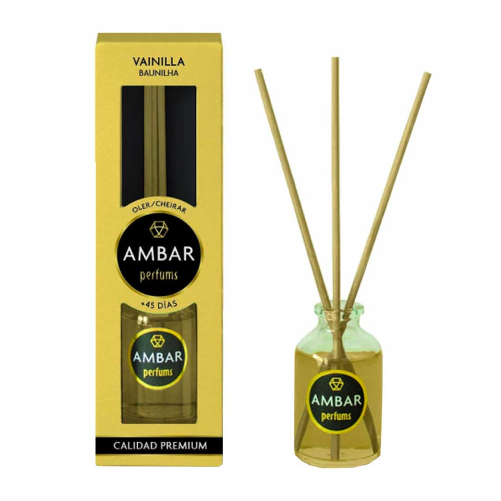 Ambientador mikado AMBAR BAUNILHA